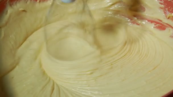 Mixer Mixer Mixes Dough — Stock Video