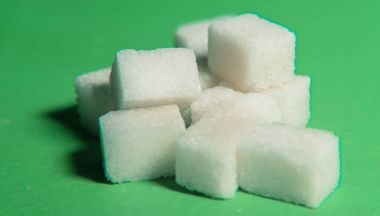 Rafine şeker. Küpler şeklinde şeker