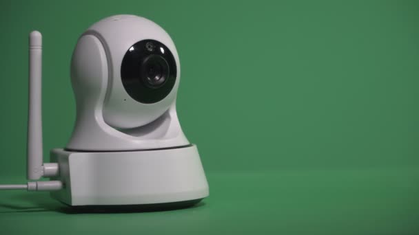 Biztonsági Kamera Biztonsági Kamera Fordul Kamera Más Más Irányba — Stock videók