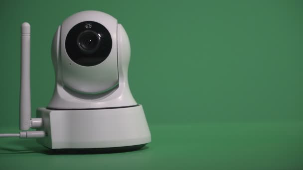 Güvenlik Kamerası Güvenlik Kamera Kamera Farklı Yönlere Döner — Stok video