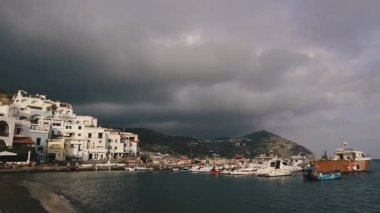 Ischia Adası. Ischia 'nın köşelerinden biri.