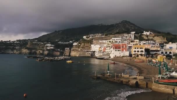 Ischia Eiland Een Van Hoeken Van Ischia — Stockvideo