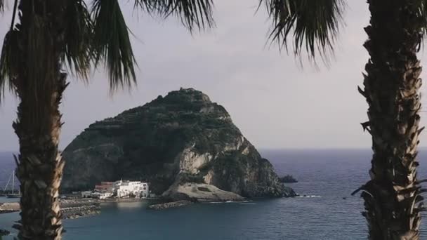 Ischia Eiland Een Van Hoeken Van Ischia — Stockvideo