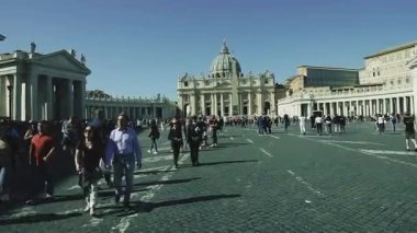 İtalya, Roma - 17 Ekim 2019. Vatikan Şehir Devleti.