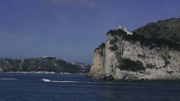 Napoli Napoli Vista Città Dal Mare — Video Stock