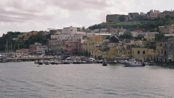 Ischia Insel Procida Bezirk Auf Der Insel Ischia — Stockvideo