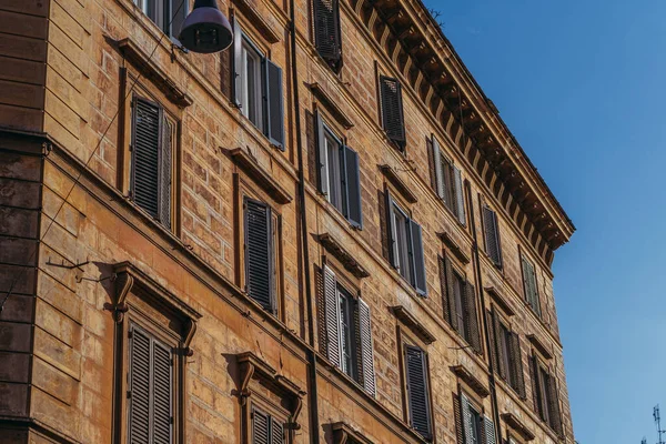 Architektura. Architektura města Říma. Itálie. — Stock fotografie