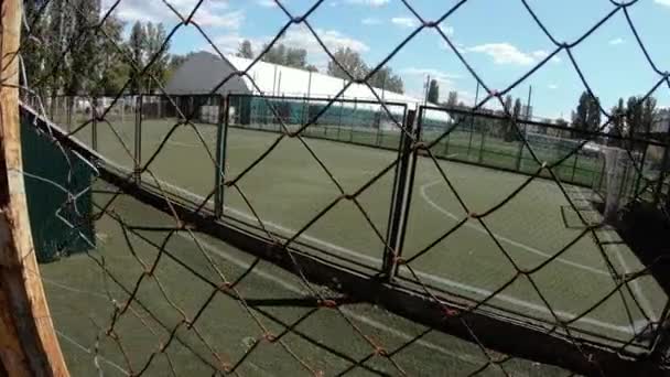 Elhagyatott Stadion Stadion Karantén Alatt Vírus Miatt — Stock videók