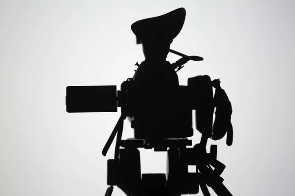 Professional Studio camera on white background — Stock Photo, Image