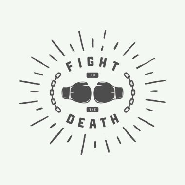 Vintage motivasyon logo, amblem, etiket, poster ya da tasarım Yazdır. 