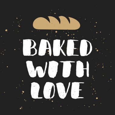 Benzersiz tipografi tasarım öğesi vektör kart el ile çizilmiş