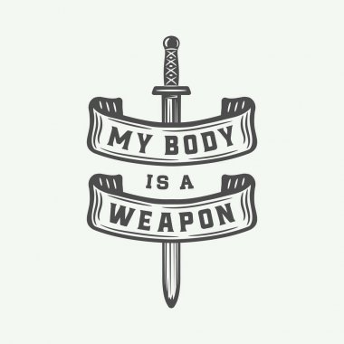 Motivasyon ve ilham verici tipografi poster mücadele. 