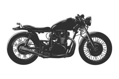 Posterler, dekorasyon için oyulmuş stil illüstrasyon vektör 