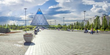 Palace of Peace and Reconciliation in Astana city.