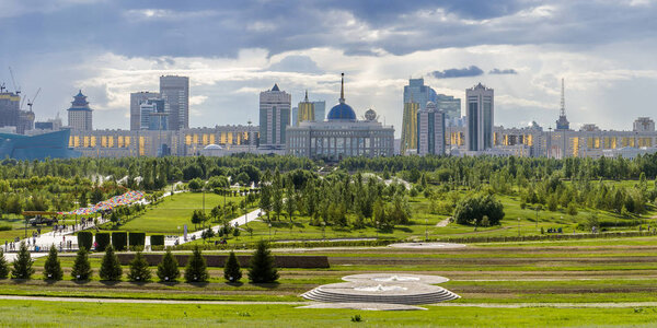 President Park in Astana, Kazakhstan