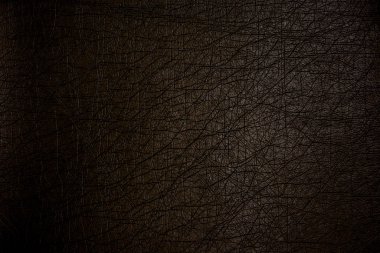 Dark brown leather background. Texture