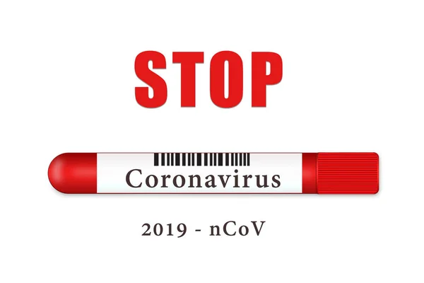 Állítsa Meg Koronavírusot Koronavírus Elleni Küzdelem Veszély Koronavírus Közegészségügyi Kockázat — Stock Fotó
