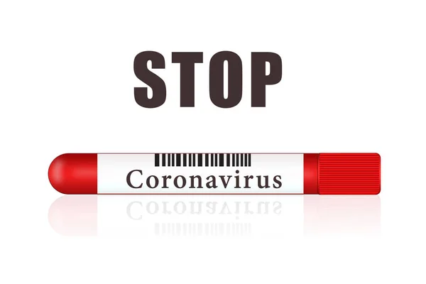 Stop Koronawirus Walka Koronawirusem Niebezpieczeństwo Koronawirusu Zagrożenie Dla Zdrowia Publicznego — Zdjęcie stockowe