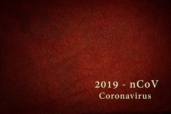 2019 Ncov Coronavirus Inscription — Stock Photo, Image