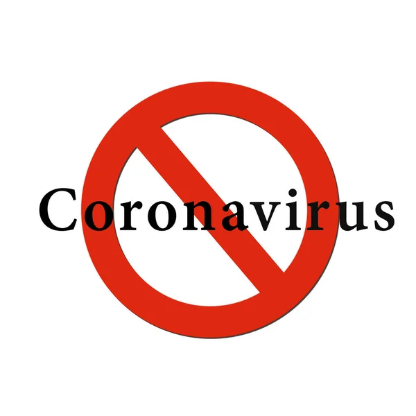 Stop Coronavirus Coronavirus Outbreak Coronavirus Danger Public Health Risk Disease — Stock Photo, Image