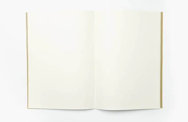 Cuaderno vacío en blanco — Foto de Stock