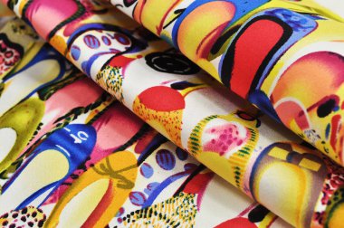 Benekli kumaş, yakın çekim