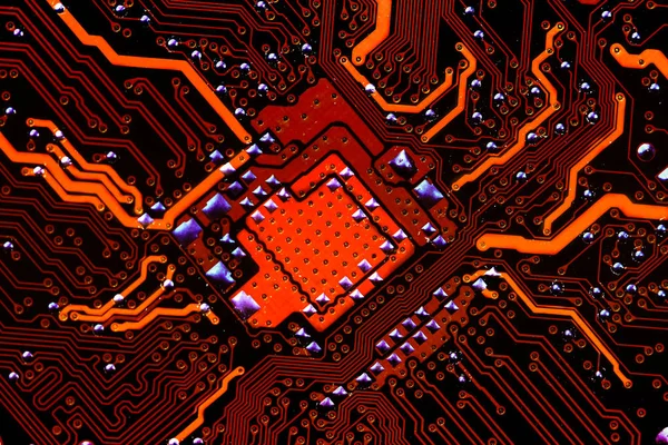 Elektronische circuit bord — Stockfoto