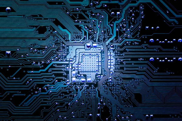 Closeup elektronik devre kartı arka plan.