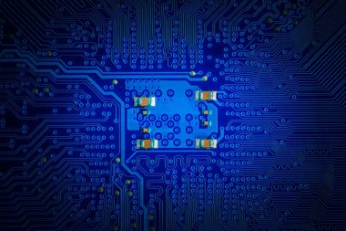 Closeup elektronik devre kartı arka plan,