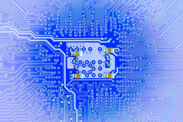 Detailní elektronický obvod — Stock fotografie