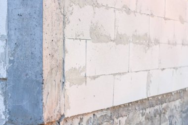 Hafif beton blok düzenlemeleri inşaatı .