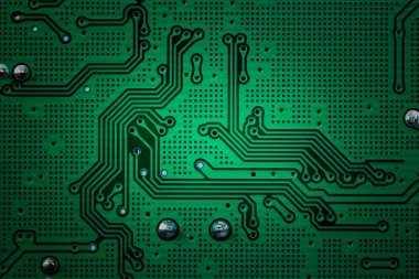 Closeup elektronik devre