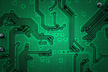 Closeup elektronik devre