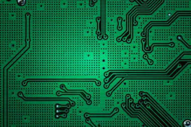 Closeup elektronik devre
