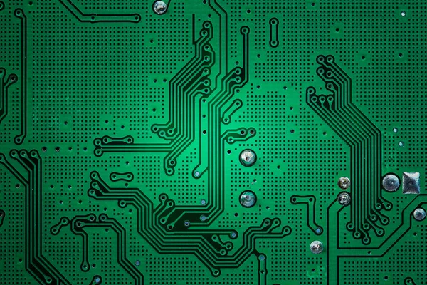 Circuito electrónico de primer plano — Foto de Stock