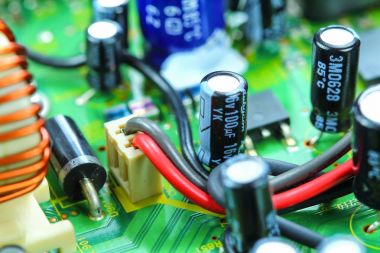 Closeup elektronik devre kartı 