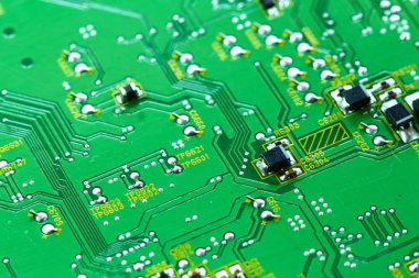Closeup elektronik devre kartı 