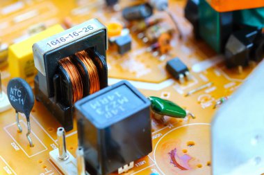 Closeup elektronik devre kartı 