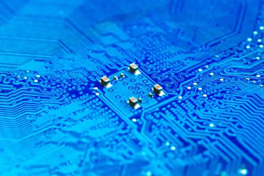Closeup elektronik devre kartı 