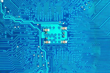 Closeup elektronik devre kartı arka plan.
