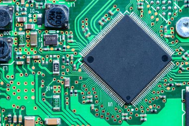 Closeup elektronik devre kartı 