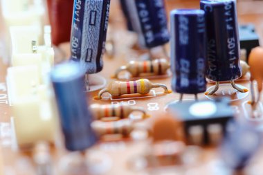 Closeup elektronik devre