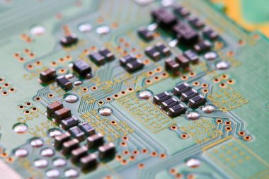Closeup elektronik devre