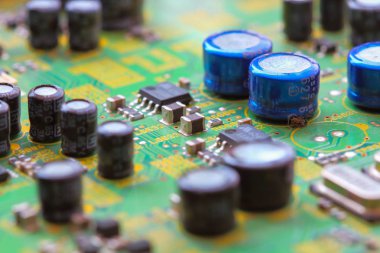 Closeup elektronik devre