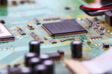 Closeup elektronik devre