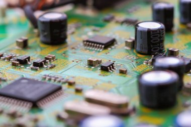 Closeup elektronik devre