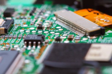 Closeup elektronik devre