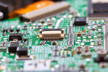 Closeup elektronik devre