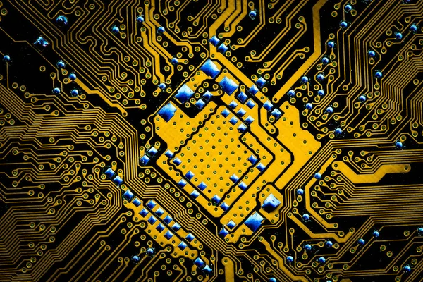 Closeup elektronik devre kartı arka plan. Bilgisayar donanım.