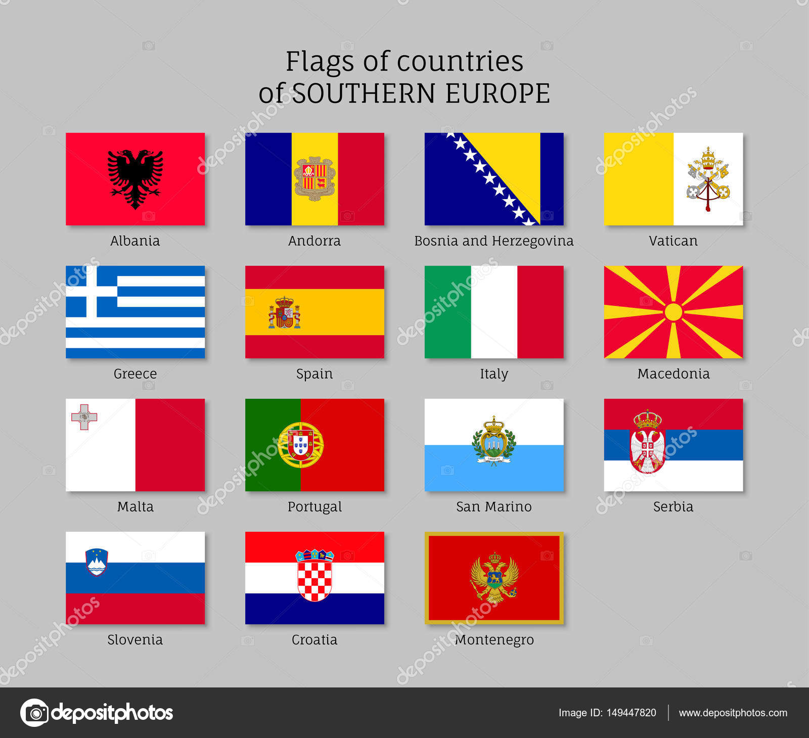Banderas y paises europa